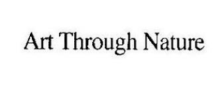 ART THROUGH NATURE logo
