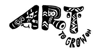 ART TO GROW ON logo