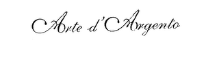 ARTE D' ARGENTO logo