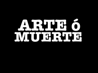 ARTE Ó MUERTE logo