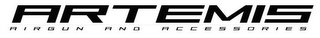 ARTEMIS AIRGUN AND ACCESSORIES logo