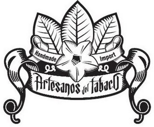 ARTESANOS DEL TABACO HANDMADE IMPORT logo