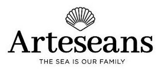 ARTESEANS THE SEA IS OUR FAMILY logo