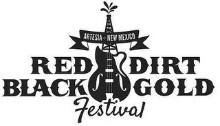 ARTESIA NEW MEXICO RED DIRT BLACK GOLD FESTIVAL logo