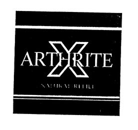 ARTHRITE X NATURAL RELIEF logo