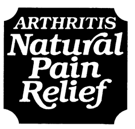 ARTHRITIS NATURAL PAIN RELIEF logo