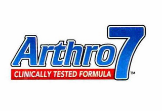 ARTHRO 7 CLINICALLY TESTED FORMULA logo