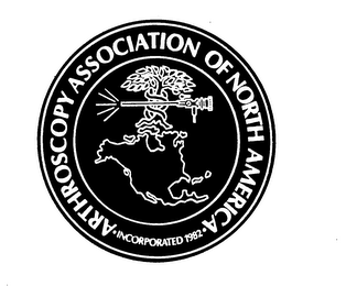 ARTHROSCOPY ASSOCIATION OF NORTH AMERICA INCORPORATED 1982 logo