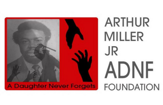 ARTHUR MILLER JR ADNF FOUNDATION A DAUGHTER NEVER FORGETS logo