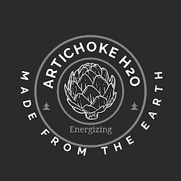 ARTICHOKE H2O ENERGIZING MADE FROM THE EARTH logo