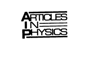 ARTICLES IN PHYSICS logo
