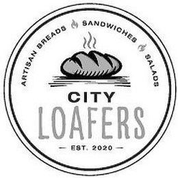 ARTISAN BREADS SANDWICHES SALADS CITY LOAFERS EST 2020 logo