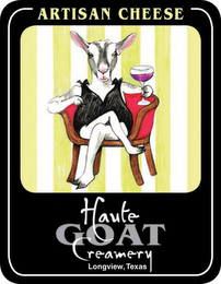 ARTISAN CHEESE HAUTE GOAT CREAMERY LONGVIEW, TEXAS logo