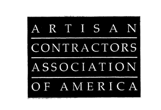 ARTISAN CONTRACTORS ASSOCIATION OF AMERICA logo