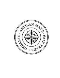 ARTISAN MADE FAIR TRADE + ORGANIC logo