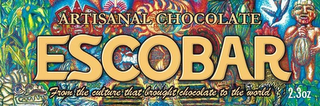 ARTISANAL CHOCOLATE ESCOBAR FROM THE CULTURE THAT BROUGHT CHOCOLATE TO THE WORLD logo