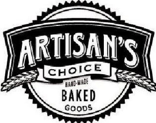 ARTISAN'S CHOICE HAND-MADE BAKED GOODS logo