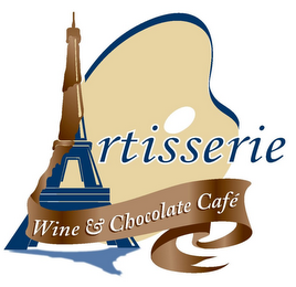 ARTISSERIE WINE & CHOCOLATE CAFE logo