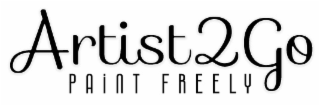 ARTIST2GO PAINT FREELY logo