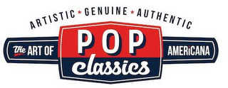 ARTISTIC GENUINE AUTHENTIC THE  ART OF AMERICANA CLASSICS logo