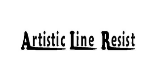 ARTISTIC LINE RESIST logo