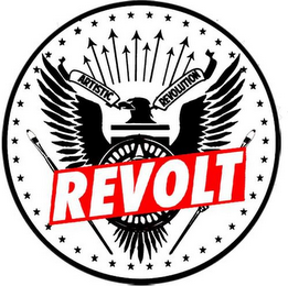 ARTISTIC REVOLUTION REVOLT logo