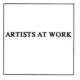 ARTISTS AT WORK logo
