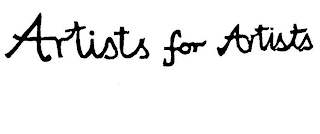 ARTISTS FOR ARTISTS logo