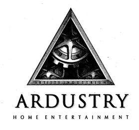 ARTISTS INDUSTRIUM ARDUSTRY HOME ENTERTAINMENT logo