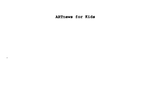 ARTNEWS FOR KIDS logo