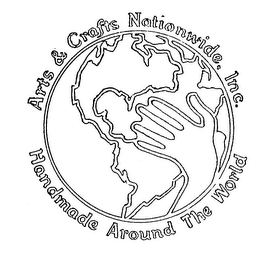ARTS & CRAFTS NATIONWIDE, INC. HANDMADE AROUND THE WORLD logo