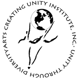 ARTS CREATING UNITY INSTITUTE, INC. UNITY THROUGH DIVERSITY logo