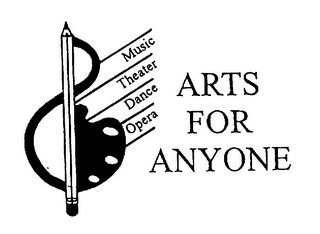 ARTS FOR ANYONE MUSIC THEATER DANCE OPERA logo
