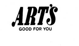 ART'S GOOD FOR YOU logo