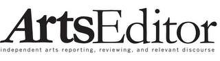 ARTSEDITOR INDEPENDENT ARTS REPORTING, REVIEWING, AND RELEVANT DISCOURSE logo