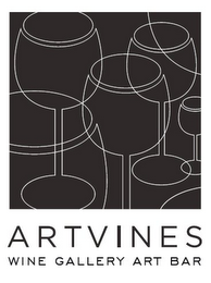 ARTVINES WINE GALLERY ART BAR logo