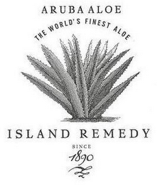 ARUBA ALOE THE WORLD'S FINEST ALOE ISLAND REMEDY SINCE 1890 logo