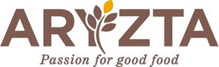 ARYZTA PASSION FOR GOOD FOOD logo