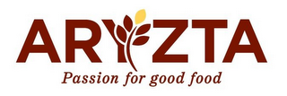 ARYZTA PASSION FOR GOOD FOOD logo