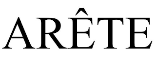 ARÊTE logo