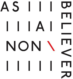 AS A NON BELIEVER logo