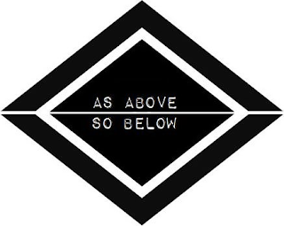 AS ABOVE SO BELOW