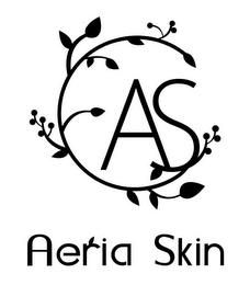 AS AERIA SKIN logo