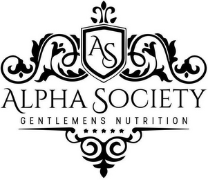 AS ALPHA SOCIETY GENTLEMENS NUTRITION logo
