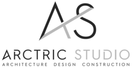 AS ARCTRIC STUDIO ARCHITECTURE DESIGN CONSTRUCTION logo