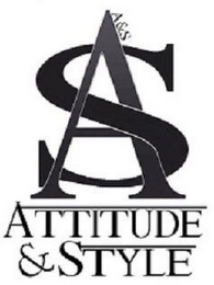 AS ATTITUDE & STYLE A & S logo