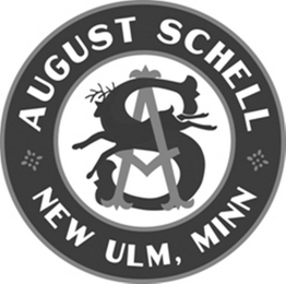 AS AUGUST SCHELL NEW ULM, MINN logo