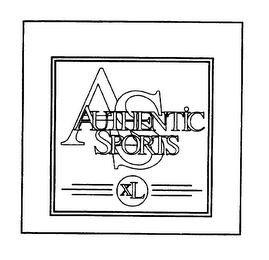 AS AUTHENTIC SPORTS XL logo