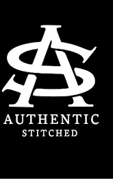 AS AUTHENTIC STITCHED logo