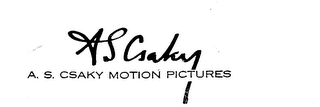 AS CSAKY MOTION PICTURES logo